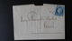 France - Lettre Enveloppe - GC 1143 Corre - 25c Cérès - Année 1874 - 1849-1876: Classic Period