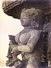 INDIA, OLD BLACK & WHITE BIG, RARE SIZE ORIGINAL PHOTOGRAPH - INDIAN TRADITIONAL STONE SCULPTURE / ARCHITECTURE, NYMPH - Other & Unclassified