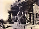 INDIA, OLD BLACK & WHITE BIG, RARE SIZE ORIGINAL PHOTOGRAPH - INDIAN TRADITIONAL STONE SCULPTURE / ARCHITECTURE, NYMPH - Other & Unclassified