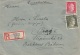 DEUTSCHES REICH 1942 - 2 Fach Frankierung Auf R-Brief, Gel.Bedburg - Köln - Briefe U. Dokumente