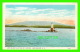 LIGHTHOUSE - PHARES - LOON ISLAND LIGHT &amp; MT. SUNAPEE, LAKE SUNAPEE, NH - PUB. BY GEO F. SLADE - - Phares