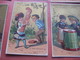 Delcampe - 6 Litho Trade Cards Compl Set CR 2-1-2 Impr Courbe Rouzet HOMOGENE PUB C1880 BILLIE à La Rochelle - Old Professions Exc - Other & Unclassified