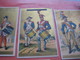 10 Litho Trade Cards Set  CR 2-2-1 Impr Courbe Rouzet PUB Delorme VICHY  C1880  Musique Tambours Militaires Humor - Autres & Non Classés