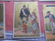 Delcampe - 10 Litho Trade Cards Set  CR 2-2-1 Impr Courbe Rouzet PUB Delorme VICHY  C1880  Musique Tambours Militaires Humor - Autres & Non Classés