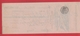 Chèque --  Fabrique De Clous Mécanique  --  Bainville Aux Miroirs  --  1899 - Cheques & Traveler's Cheques