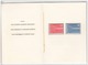 Switzerland 1957 Europa PTT Booklet, Sc# 363-364 - Briefe U. Dokumente