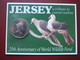 Jersey 1987 Crown £2 Pounds UNC Coin World Wildlife Fund Pigeons Sealed Pack - Jersey