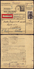 1931 HUNGARY Delivery Note Packet Form Postal Parcel Stationery Revenue Sujet Détérioration FOOD Vignette Label - Pacchi Postali