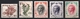 Monaco 1960 : Timbres Yvert & Tellier N° 537a - 538 - 539a - 539b - 540 - 542 - 543 - 544 - 545 Et 547. - Usados