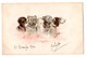 CHIENS . CARTE AQUARELLE MAIN - Réf. N°615 - - Chiens