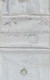 Turkey Ottoman Empire Folded Letter 1858 Canc. Negative Arabic Deraliye - Text In Greek - ...-1858 Prephilately