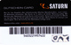 Gift Card  - - -  Germany  - - -  Saturn (new Backside) - Gift Cards