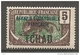 TCHAD - Yv. N° 22a  *  5c Surcharge Bleue  Cote 1,7 Euro  BE 2 Scans - Neufs