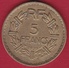 France 5 Francs Lavrillier Cupro-alu - 1939 - Andere & Zonder Classificatie