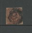 Denmark 1851 4 RBS Deep Brown (heavy )  Used Repaired - Used Stamps