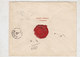 Syria Regsitr.Chargee Letter 1898 Aleppo Clear Oval Cancel.UPU Turquie ,2nd Scan Ottoman Bank,Red Wax Seal-RR.SKRILL PAY - Syria