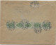 FINLANDE / SUEDE - 1903 - ENVELOPPE De HELSINGFORS Avec BANDE De 5 TIMBRES RUSSES OBLITERES à STOCKHOLM !!! - Storia Postale