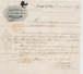 050/25 - BELGIUM - Lettre à Entete Charbonnages Des Grands Romarins-Kessales à, JEMEPPE 1857 - TP Médaillon JEMEPPE - Minerals