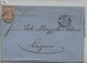 Strubel 25G Mi. 16IIBym - Stempel: Basel Nach Luzern (Reiniger & Cie.) 10. Dez. 1861 - Covers & Documents