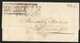 J) 1852 MEXICO, PRESTMP, BLACK BOX, CIRCULATED COVER, INTERIOR MAIL WITHIN DURANGO - Mexico