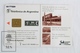 Collectible Train Topic Phone Card -Argentina, History Of Transport - Railway Station Mendoza, Buenos Aires, 1977 - Trenes