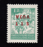 VP003 TRIESTE B Sass.8b Sovrastampa Capovolta MNH** Raro - Nuovi