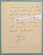 L.A.S 1914 Gabriel NIGOND Ancien Directeur Compagnie Du Chemin De Fer D'Orléans - Bordeaux - Lettre Autographe WW1 - Autres & Non Classés