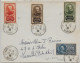 MAROC - 1935 - SERIE LYAUTEY YT N° 150/152 + PA 40 Sur ENVELOPPE FDC De CASABLANCA - RARE 1° JOUR D'EMISSION ! - Lettres & Documents