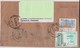 2017 Pakistan - 2 Scans Nice Registered Cover Sent To Romania 7 Stamps Map, Flowers, Buildings, Water - Pakistan