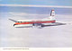 COLOUR PICTURE POST CARD PRINTED IN SCARBOROUGH, CANADA -  IMAGE OF AEROPLANE OF JERSEY EUROPEAN AIRWAYS - Cartes Modernes