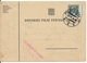 TCHECOSLOVAQUIE - NOVEMBRE 1938 - CARTE MILITAIRE TIMBREE Avec CENSURE - OBLITERATION Du SECTEUR N°27 - Storia Postale