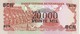 BILLETE DE NICARAGUA DE 20000 CORDOBAS DEL AÑO 1987 CON RESELLO (BANKNOTE) SIN CIRCULAR-UNCIRCULATED - Nicaragua