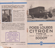 Vieux Papier : Citroën  Camion  Brochure , Poids  Lourds( Cachet Avranches, Manche) - Non Classés