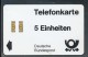 GERMANY  W 1  5 Einheiten  - Leer - W-Series : Publicitaires - D. Bundespost