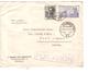 Espana-Spain Air Mail Cover Bilbao 1947 + Cinderella  Mons Belgium PR4344 - Cartas & Documentos