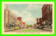 GANANOQUE, ONTARIO - KING STREET, LOOKING EAST - ANIMATED WITH OLD CARS - VALENTINE-BLACK CO LTD - - Gananoque