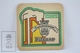 Vintage Beer Advtg Mat/ Coaster - Charlottenburger Pilsner - Engelhardt Brauerei - Portavasos