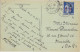 1938 - TYPE PAIX SURCHARGE FM Sur CARTE De RUEIL => MARSEILLE - MILITAIRE DEVANT "EMBARQUER" Pour L'OUTREMER - Lettres & Documents