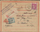 1935 - PAIX PERFORE "CIMA" Sur CARTE RECO CONTRE REMBOURSEMENT De TOULOUSE Avec TAXE ! => CASTELSARRASIN - Lettres & Documents