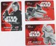 3 Cartes 3D Star Wars Revenge Of The Sith Flix Pix 2005 Topps - Star Wars