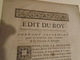 GABELLE GABELLES EDIT LETTRES-PATENTES ARRÊT 2 PIECES 1681 Et 1777 - Tot De 18de Eeuw