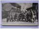 PARIS - GREVE DES CHEMINOTS DE L´OUEST ETAT (1910) - REPRODUCTION - 4 - UNE CUISINE ROULANTE DANS LA GARE ST LAZARE - Métro Parisien, Gares