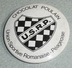 Vintage Ancien Badge En Tôle émaillé, Chocolat POULAIN Union Sportive Romanaise-Péageoise Romans Rugby - Cioccolato