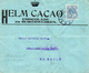 1912 Brief  Met Firmalogo Van HELMOND HELM CACAO Chocolade En Suikerfabrieken  Naar Hamburg - Marcophilie