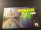 Mega Asia  -  5  Euro  - Little Printed  -   Used Condition - GSM, Cartes Prepayées & Recharges