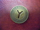 JETON New York City, New York Transit Authority One Fare Transit Token - Subway Métro Vers 1970 - Monedas/ De Necesidad