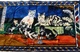 ULTRA RARE OLD Gobelin Tapestry Handmade CATS 70'S VINTAGE LARGE SIZE 110-53CM. - Other & Unclassified