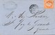 1857 Empire ND N° 16 40 C Orange Vif Sur LAC Non Pliée TB. - 1853-1860 Napoleon III