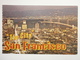 Postcard The City Of San Francisco From Above & Bay Bridge California My Ref B11046 - San Francisco