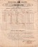 RHONE - LYON - EMPIRE N°14 DU 26-7-1861 - ENTETE JJ CHATENAY & FILS BOUGIES DES SALONS RUE DUBOIS . - 1849-1876: Période Classique